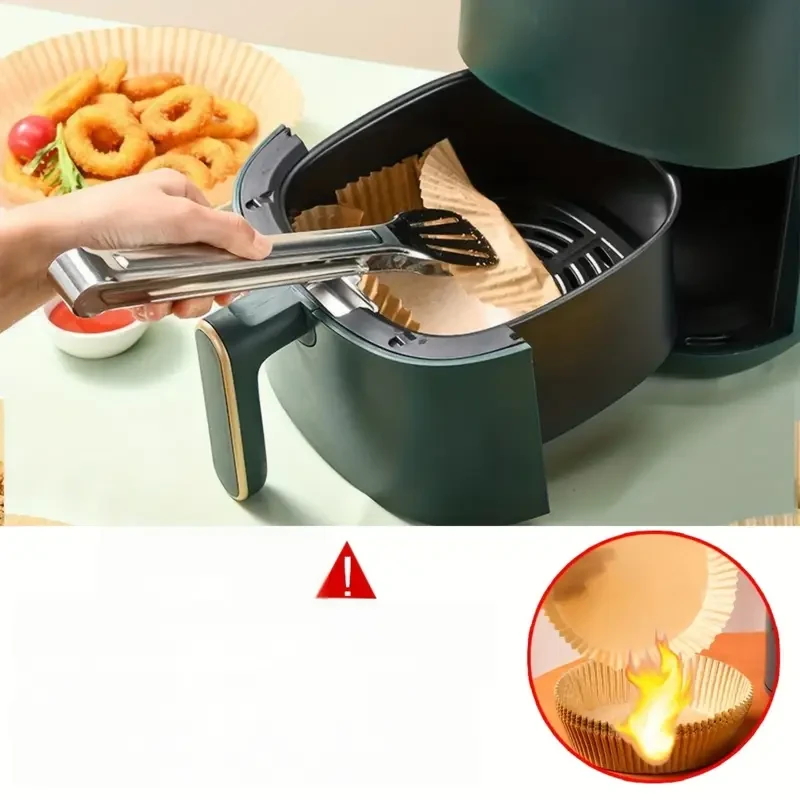 50pcs-Air Fryer Paper - Disposable Air Fryer Supplies
