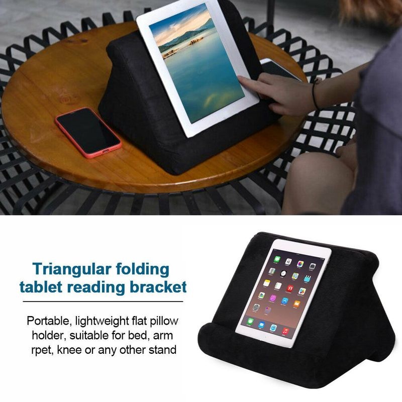 Tablet Stand Pillow Black