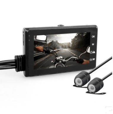 1080P Locomotive Motorcycle Driving Recorder Split-type Front And Rear Waterproof Double Lens Riding Recorder