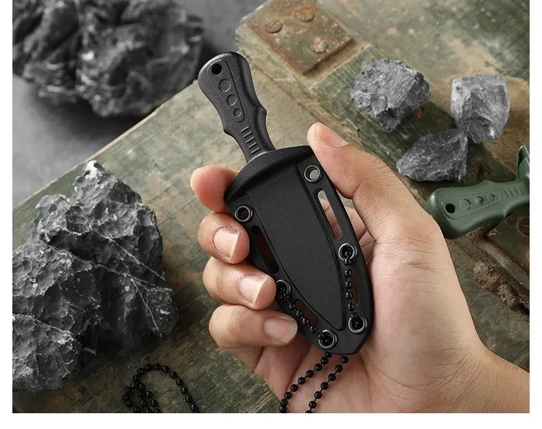 Outdoor Knife Straight Knife Camping Portable Fruit Knife