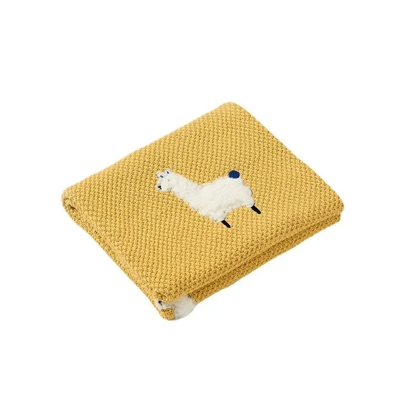 Embroidered Knitted Children's Blanket