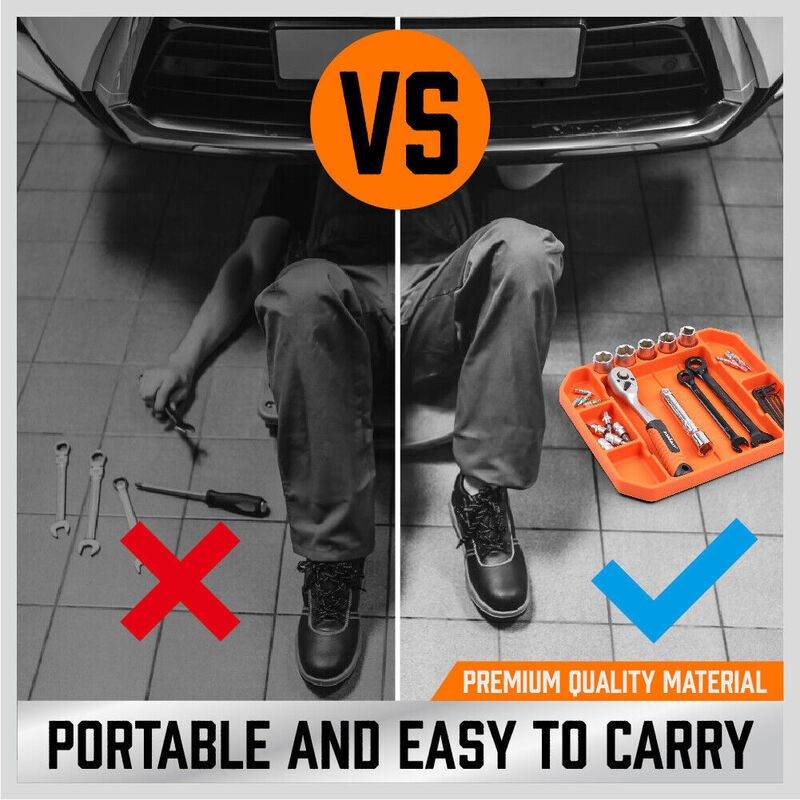 HORUSDY Tool Trays Socket Organiser Parts Holder Mats