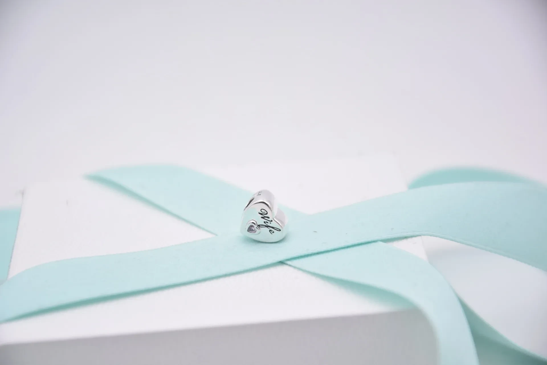 Peach Heart Bead Pendant