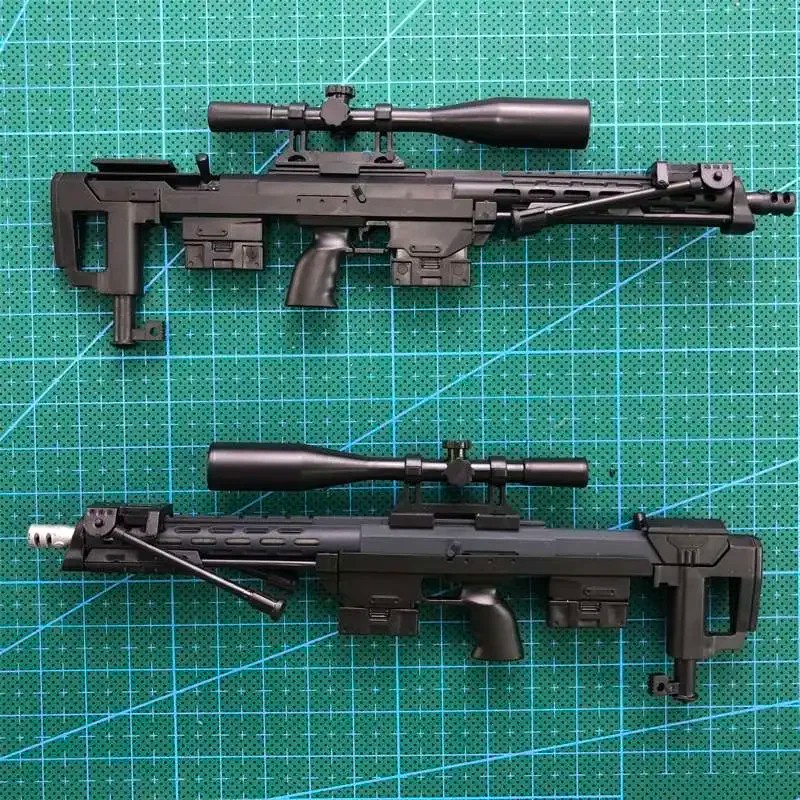 1/6 DSR-1 Sniper Rifle Gun Model Black Coated Plastic Military Model Accessories