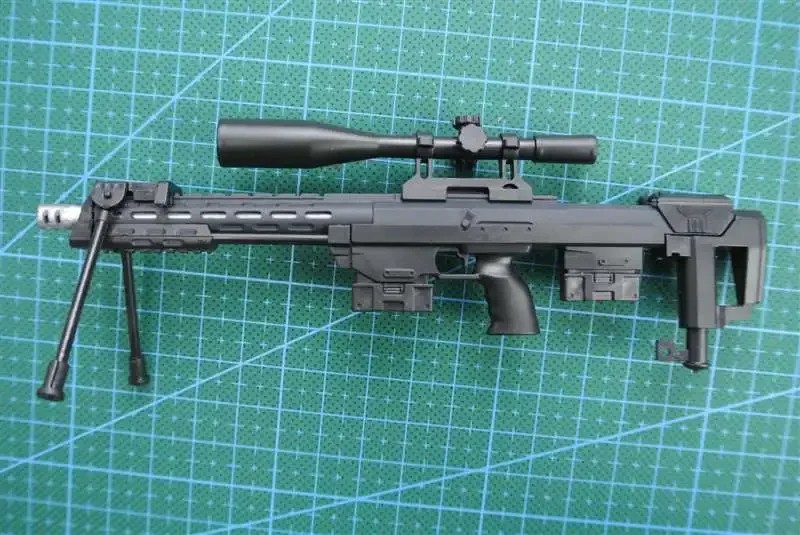 1/6 DSR-1 Sniper Rifle Gun Model Black Coated Plastic Military Model Accessories