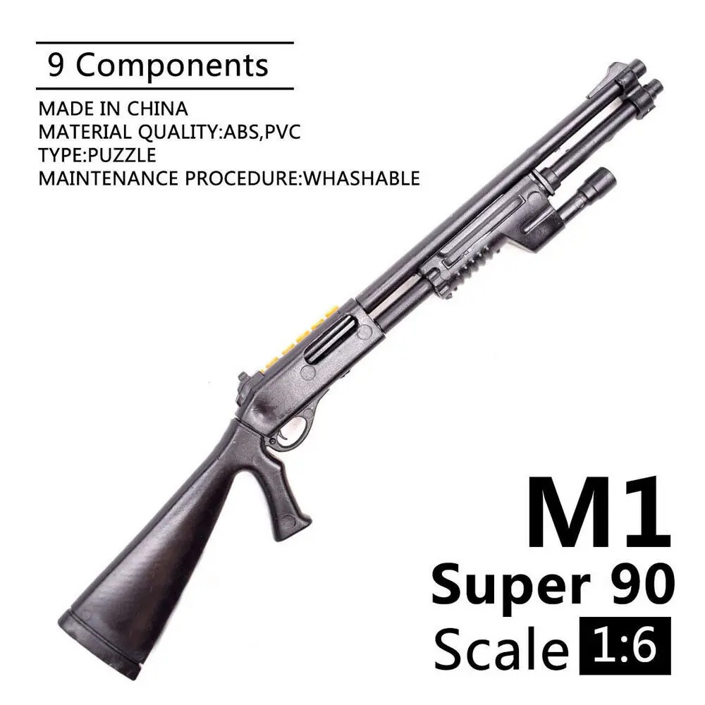 1:6 Weapon Model Benelli M1 Super 90 Shotgun  Assembly Model Building Bricks for Action Figures