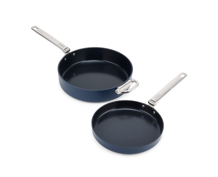 Space 2 Piece Non-Stick Frying Pan Set
