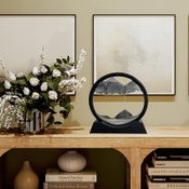 3D Moving Sand Art Picture Glass Sandscape in Motion Display Sand L