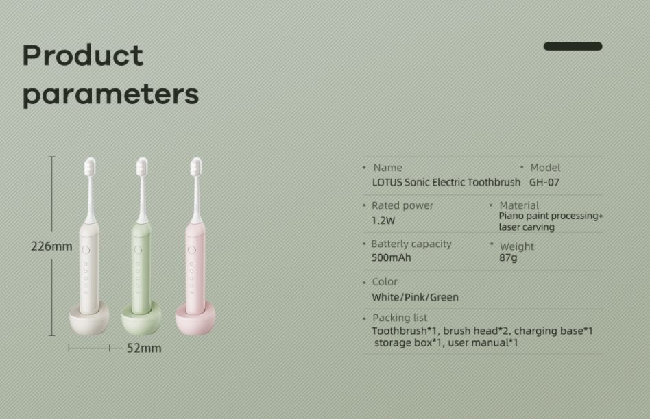 Electric Toothbrush, Remax Sonic Electric Toothbrush