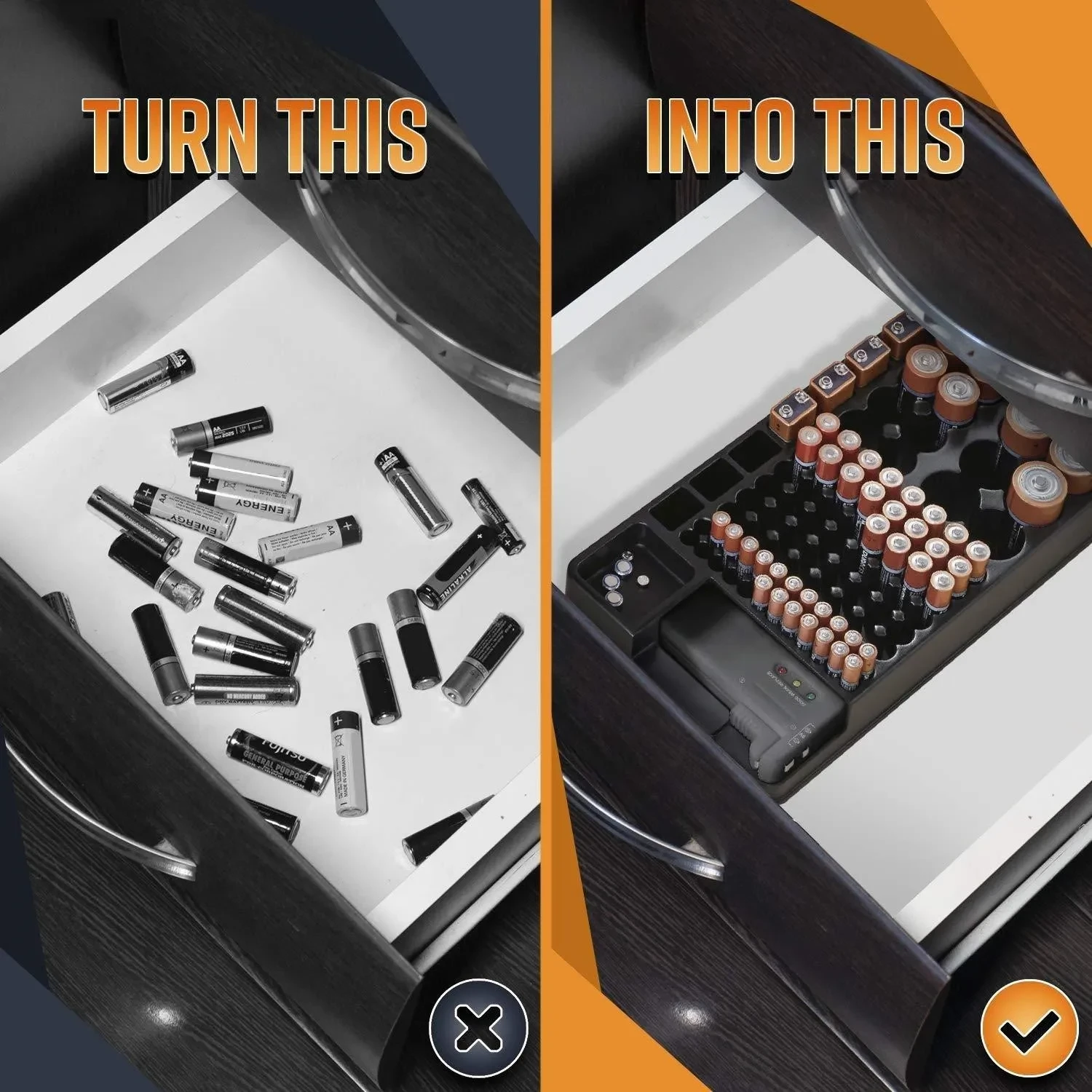 Plastic Battery Case