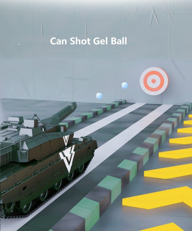 RC Tank, Remote Control Tank. 11CH. Desert Yellow