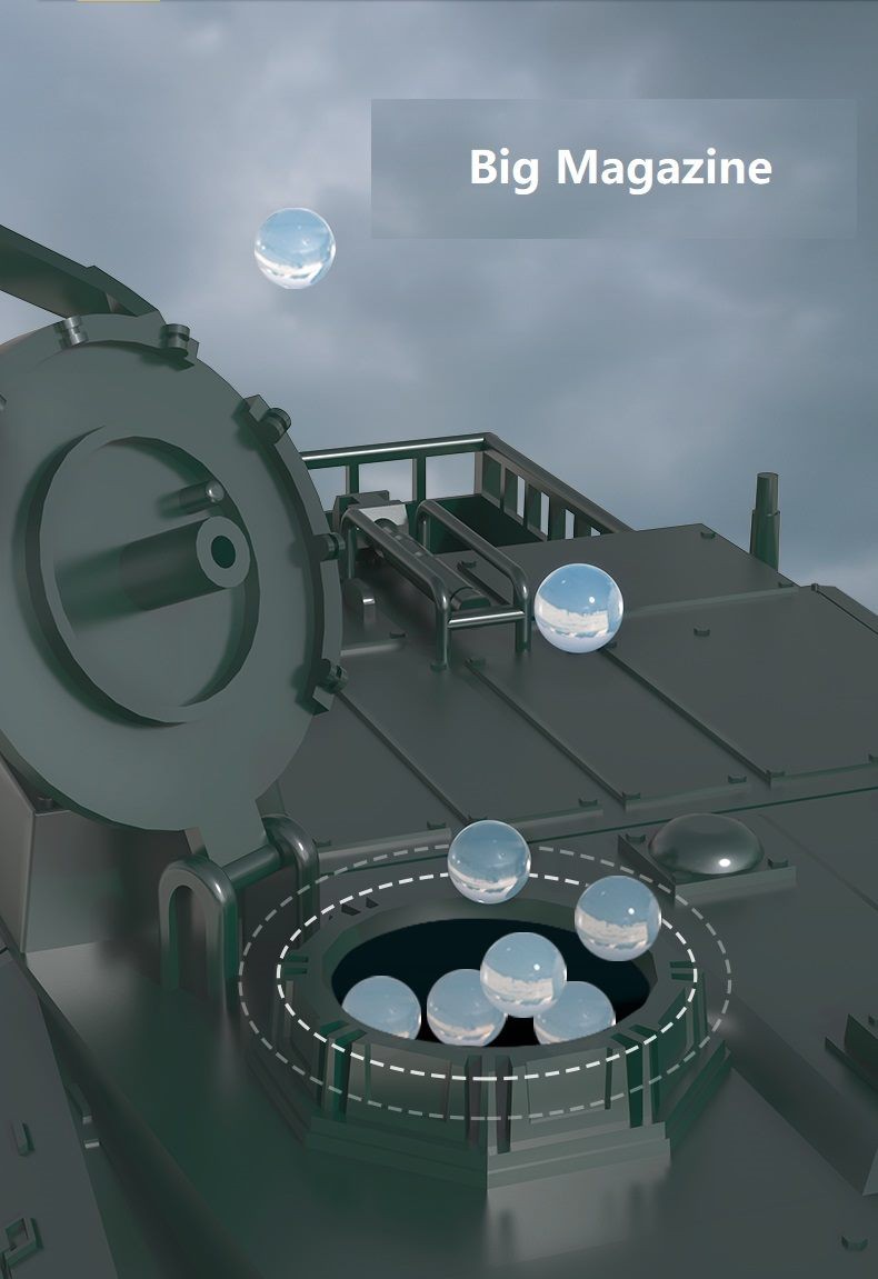 RC Tank, Remote Control Tank. 11CH. Desert Yellow