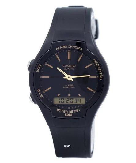 Casio Alarm Chrono Dual Time Quartz AW-90H-9EVDF AW90H-9EVDF Men's Watch