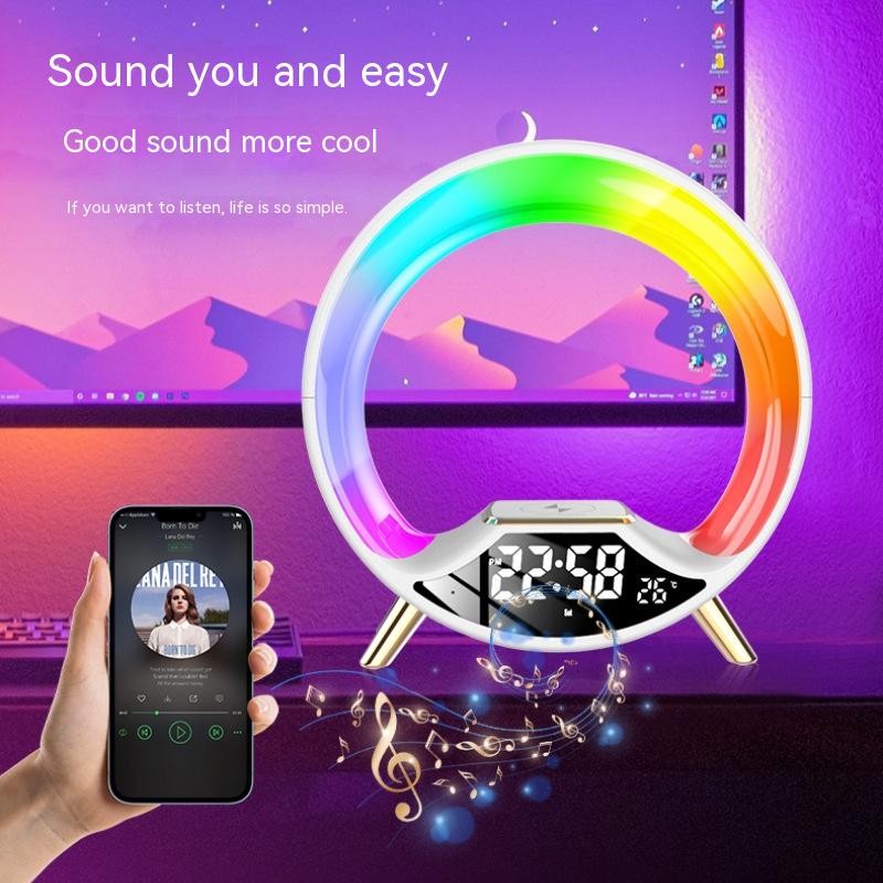 O Wireless Charging Multifunctional Bluetooth Speaker Night light