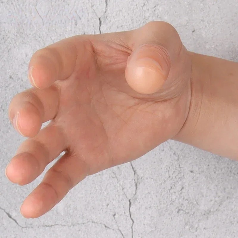 2 Pcs/Set Magic Thumbs Light Toys for Adults Magic Trick Props, Blue LED Flashing Fingers