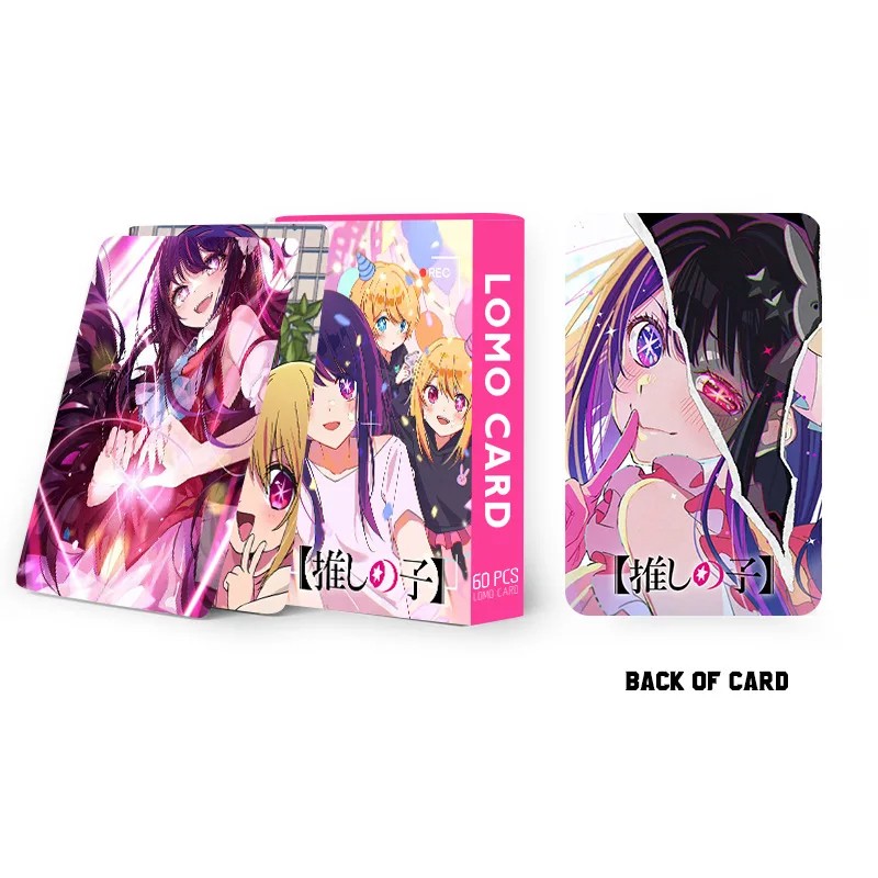 60PCS/Set Anime Oshi No Ko Lomo Cards HD High Quality Printed Photo Cards for Fans