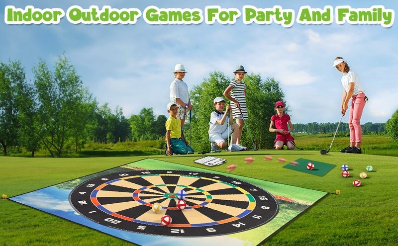 Mini Golf Game Set Golf Putting Chipping Hitting Mats