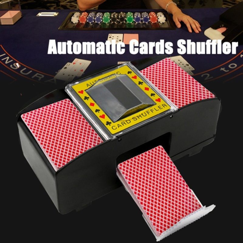 Blackjack Poker Playing Card Games Automatic Card Shuffler