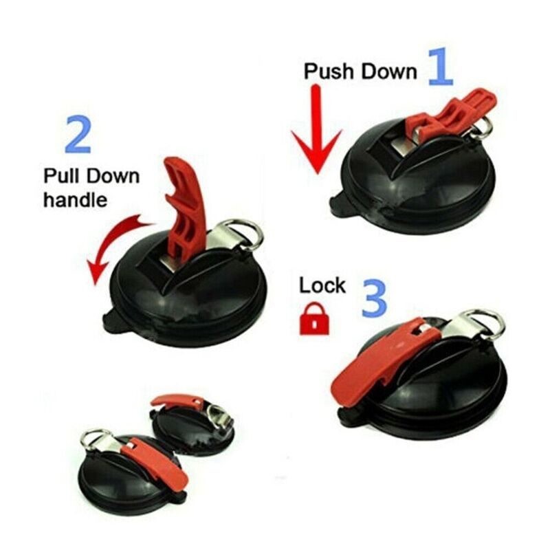 Suction Cup Anchors Camping Tarp Car Side Awning Securing Hooks