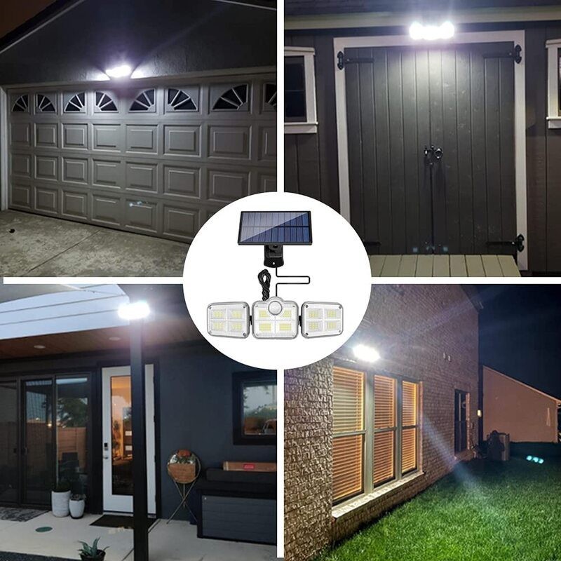 Solar Wall Lights Wall Security Flood Lamp