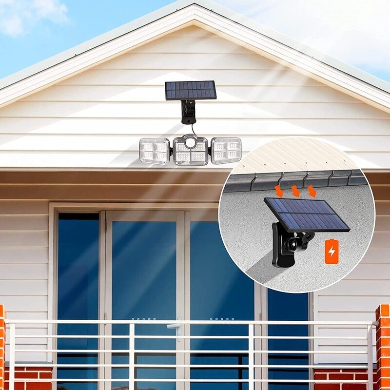 Solar Wall Lights Wall Security Flood Lamp