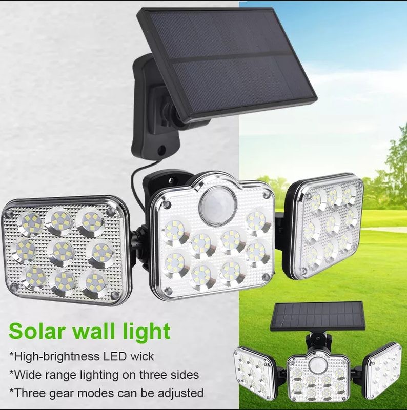 Solar Wall Lights Wall Security Flood Lamp