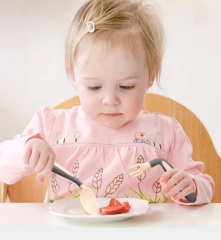 Baby Twisting Spoon One And A Half Year Old Children Can Bend Children'S Complementary Food