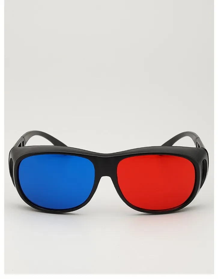 Red-Blue 3D Glasses Set Of Glasses Large Frame