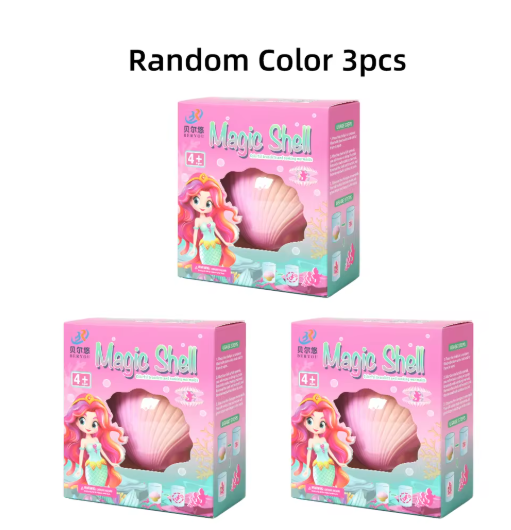SoakSoaking in water to hatch shell toys, colorful seashell girl princess bracelet , expanding and expanding creativity