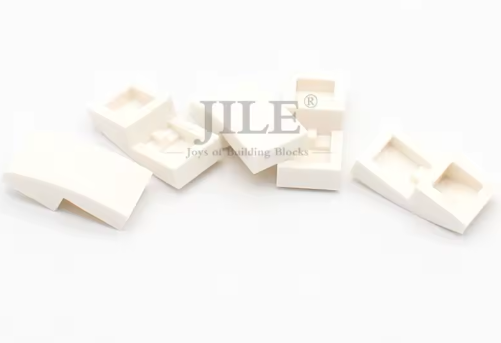 150pcs MOC Slope Curved 2x1x2/3 Assembles Building Blocks DIY Bricks Compatible with 11477 Educational Creative Tech Parts Toys