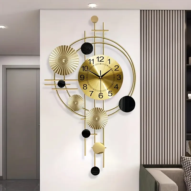 Modern Nordic-Inspired Silent Wall Clock