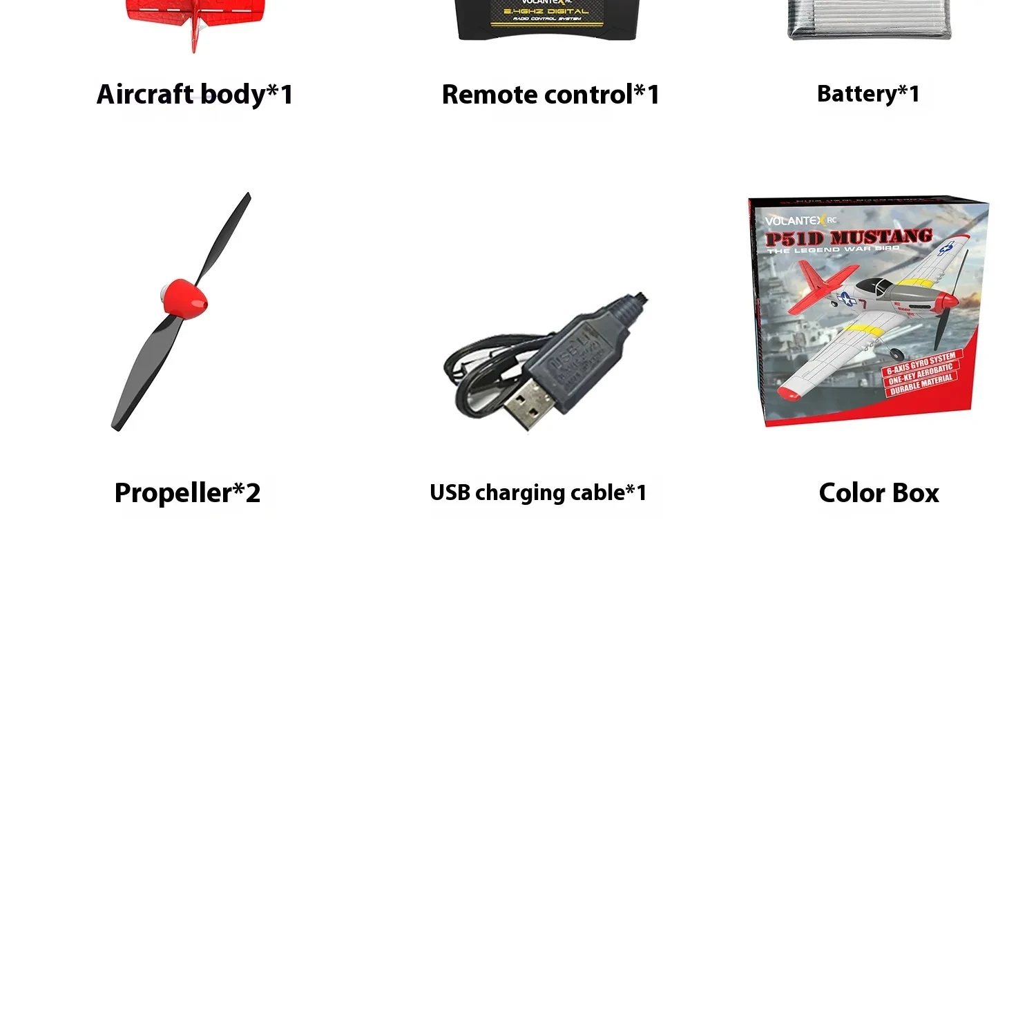 Four-Channel Remote Control Airplane