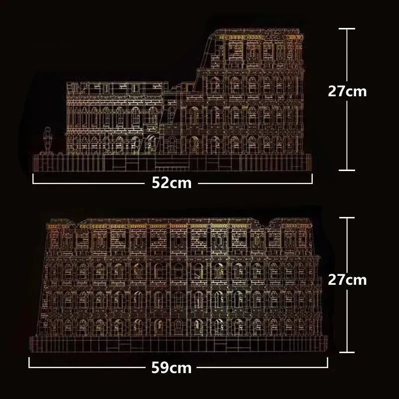 Assembled Building Blocks For Circular Theater Buildings
