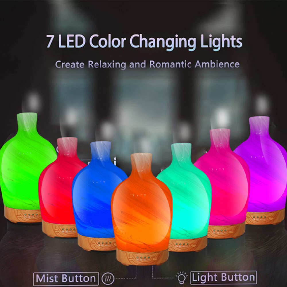 120 Ml3D Art Glass Aroma Diffuser Ultrasonic Humidifier