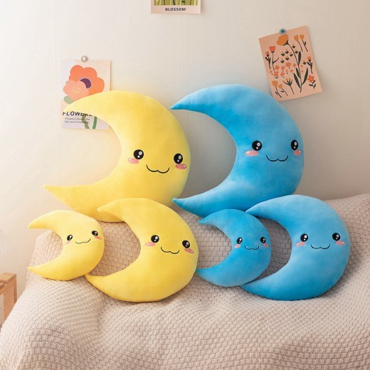 Cute Moon Pillow Plush Toy Doll