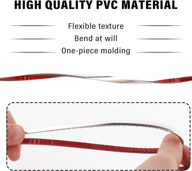 Car Chrome Styling Moulding Trim Strip 10mm x 5M