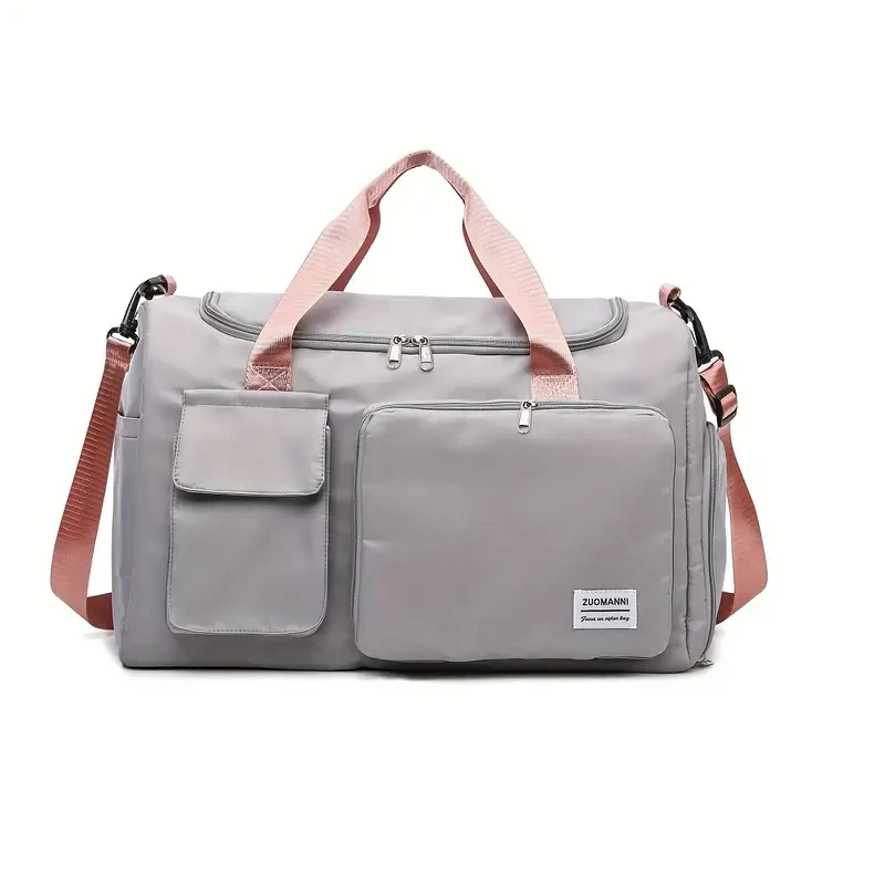 Multi-pocket Bag, Gym Bag, Wet And Dry Separate Design