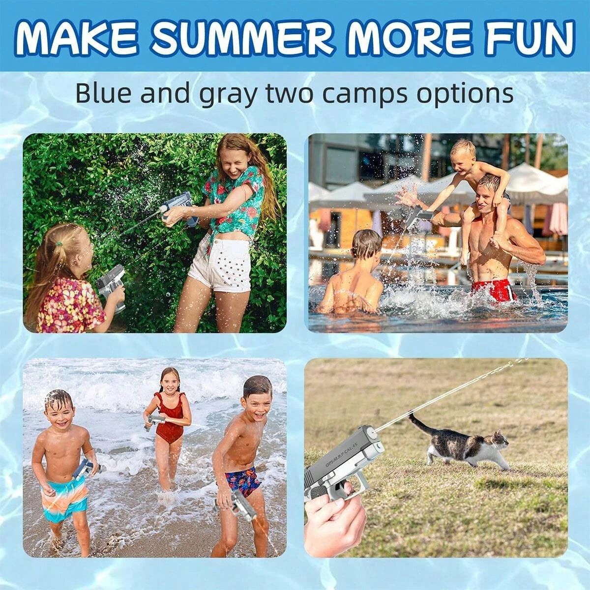 M1911 Water Guns Pistol Toy Squirt Guns  Summer Pool Beach Shooting Games Outdoor Toys