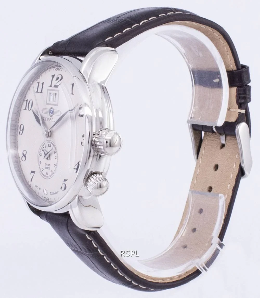 Zeppelin Series LZ127 Graf Germany Made 7644-5 76445 Men's Watch