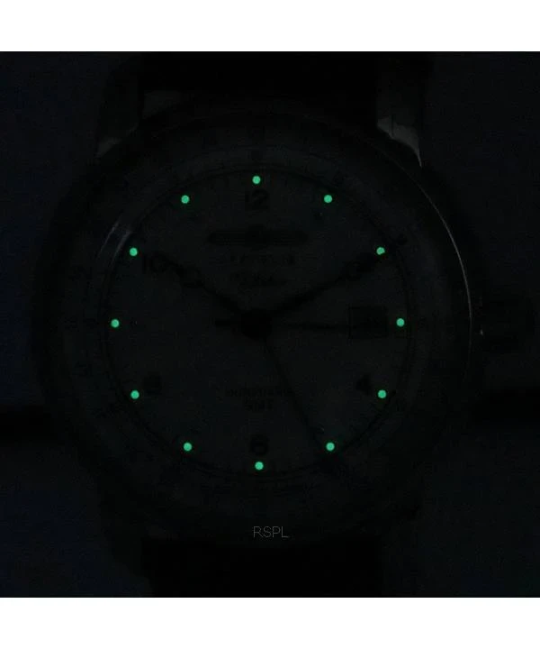 Zeppelin 100 Jahre GMT Leather Strap Silver Dial Automatic 86661 Men's Watch