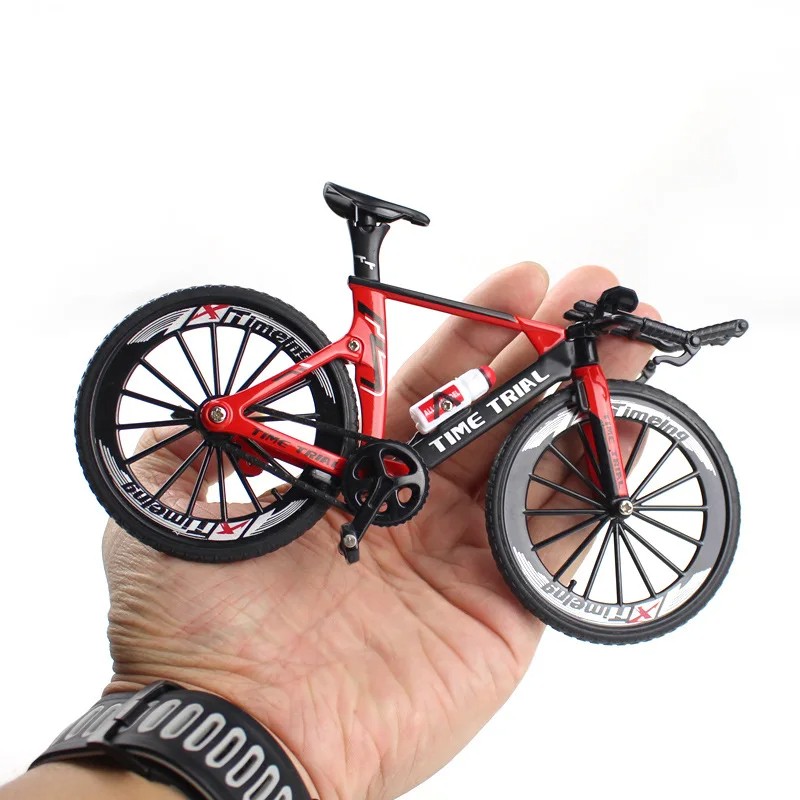 1:10 Mini Alloy Bicycle Model  Diecast Metal Finger Racing Mountain Bike