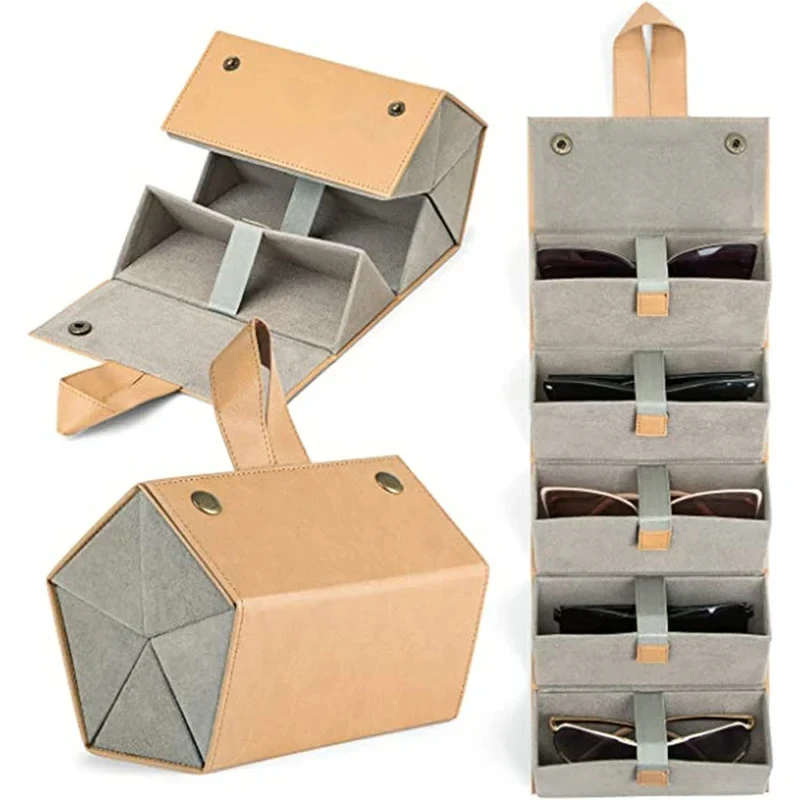 Pixiqa 5 Slot Travel Sunglasses Storage box
