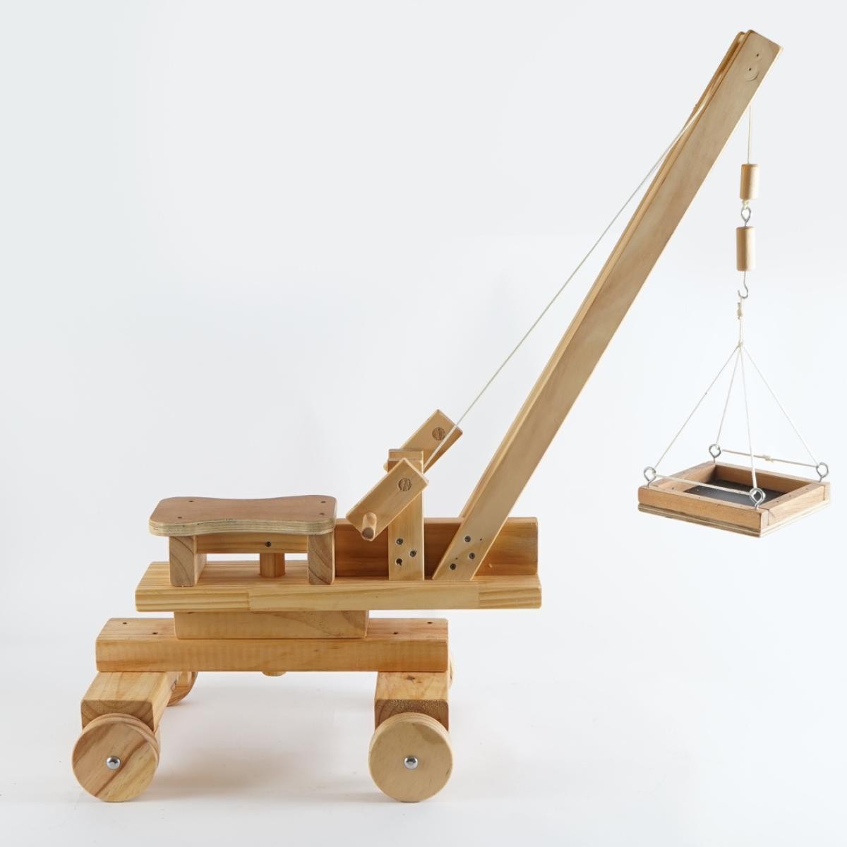 Ride-On Crane Wooden