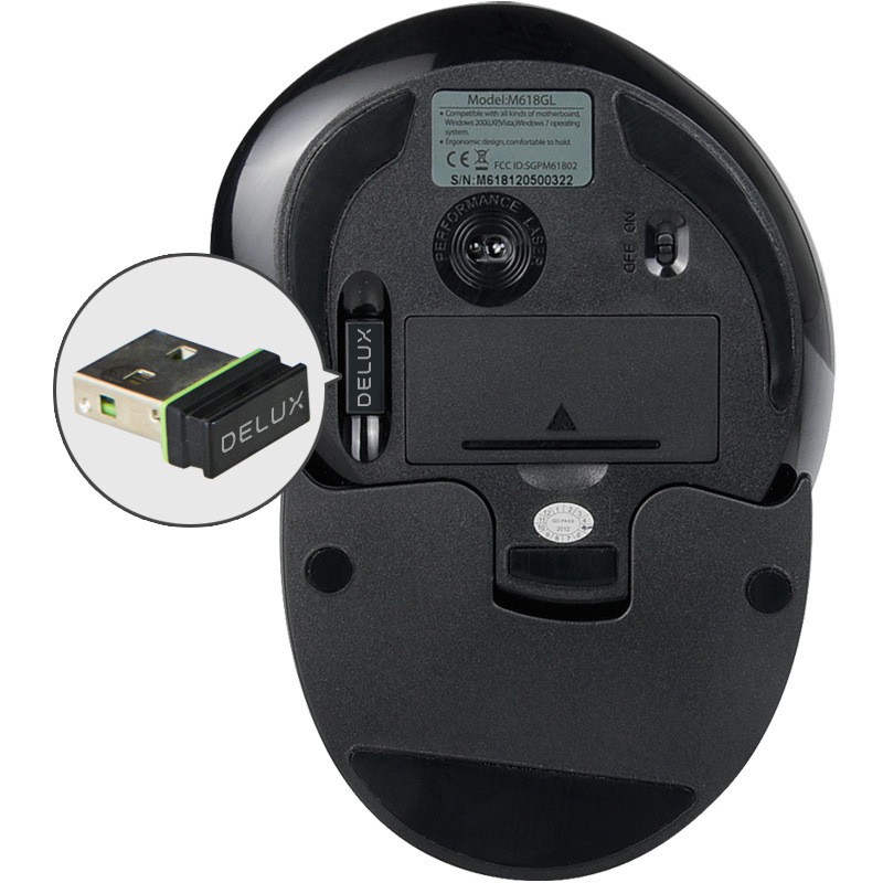 M 618 wireless vertical mouse