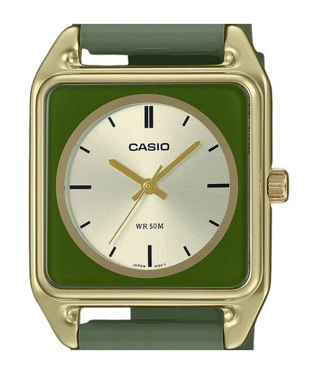 Casio Standard Analog Resin Strap Silver Dial Quartz MTP-B170-3EV Men's Watch