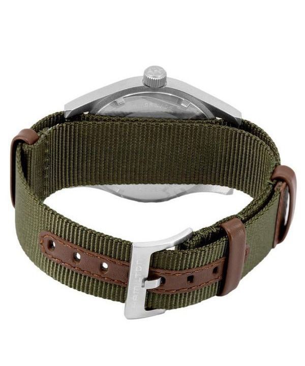Hamilton Khaki Field Nylon Strap White Dial Mechanical H69529913 Men's Watch