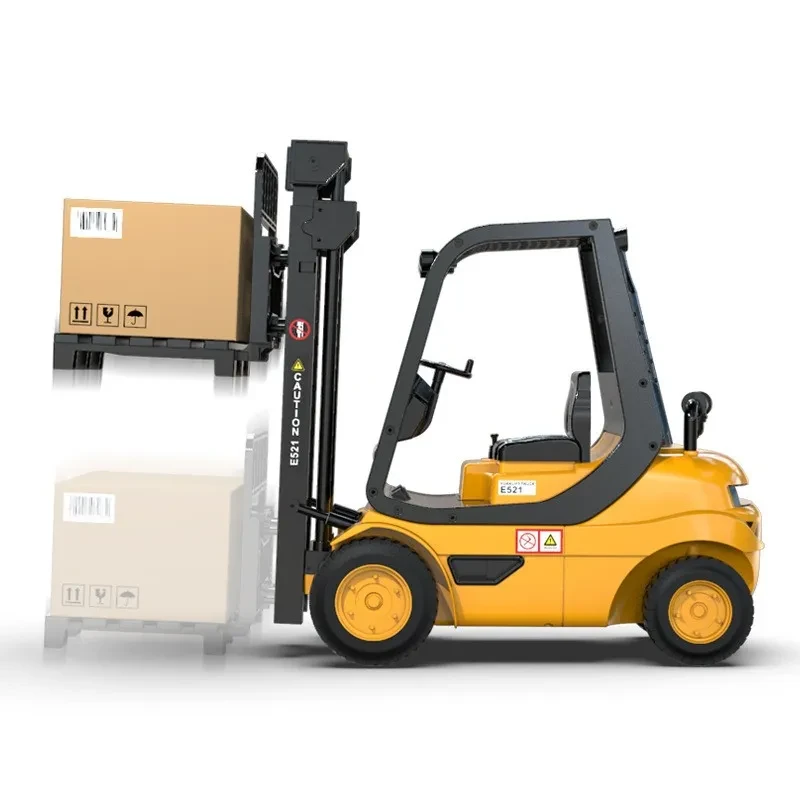 Remote Control Engineering Vehicle Lifting Forklift Simulation Electric Toy