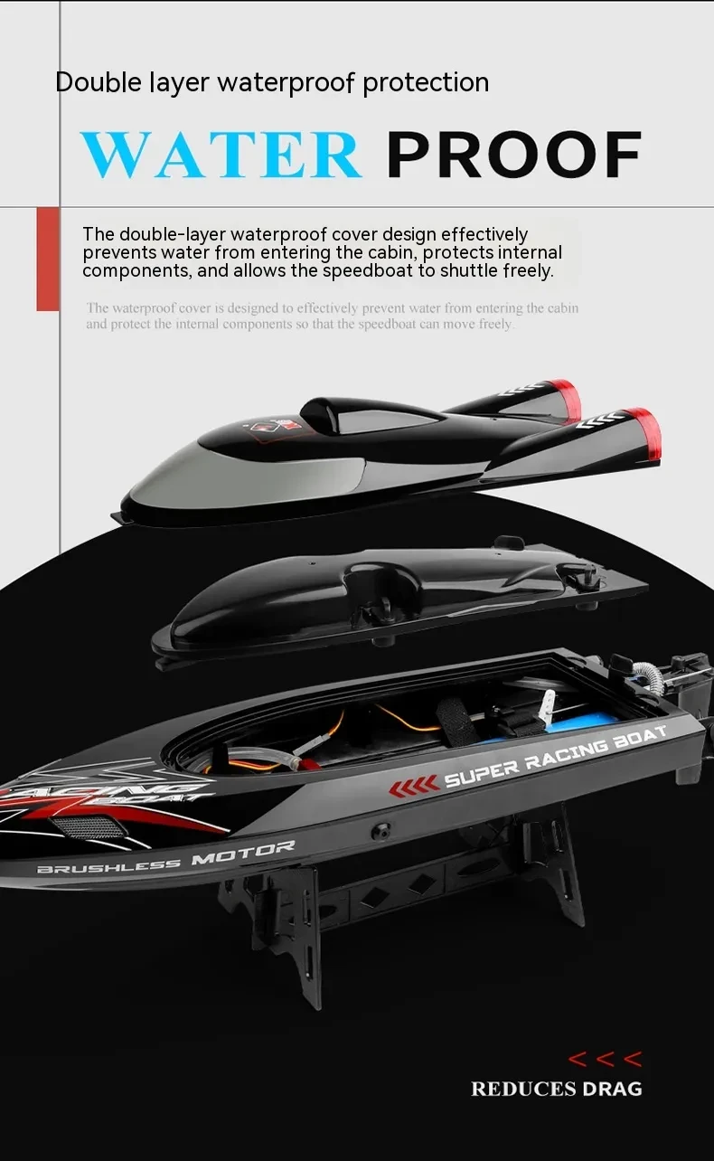 Wireless Electric Speedboat Children's Toy Model