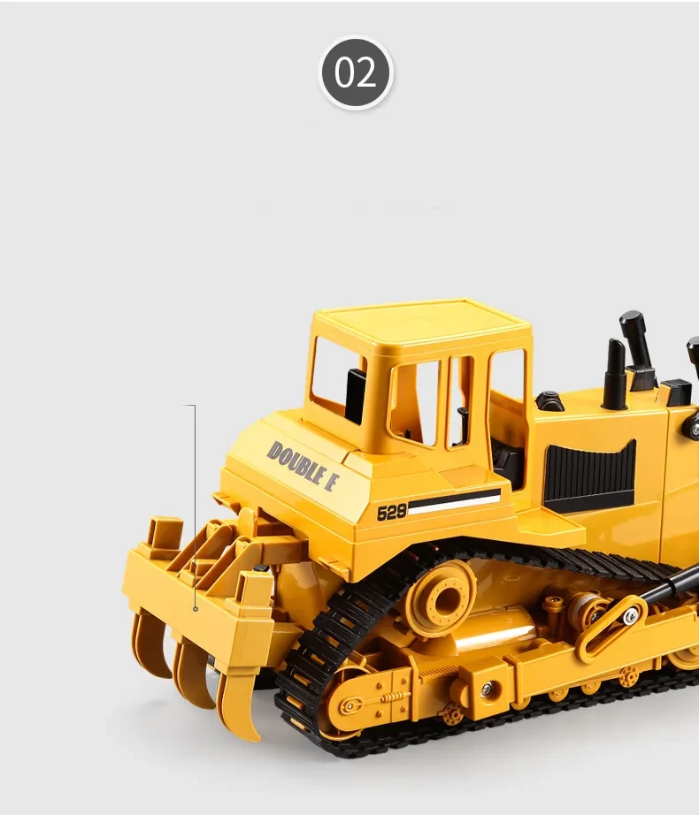 Remote Controlled Bulldozer Electric Crawler Forklift