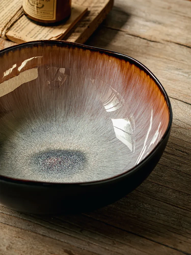 95 Inch Ceramic Irregular Soup Bowl